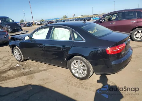 2013 Audi A4 Premium from USA, damaged, VIN WAUBFAFL8DN041268